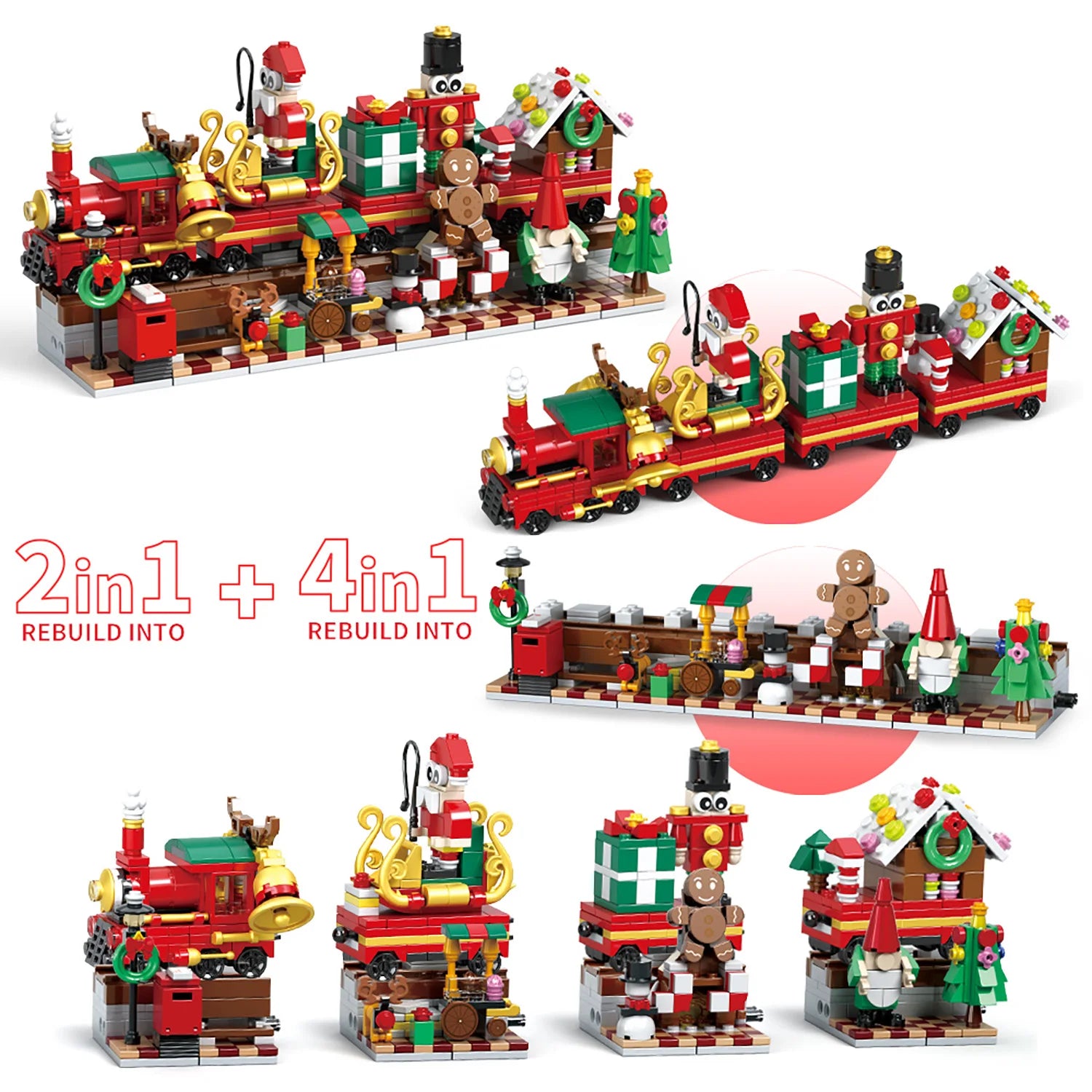 Christmas Train Advent Blocks