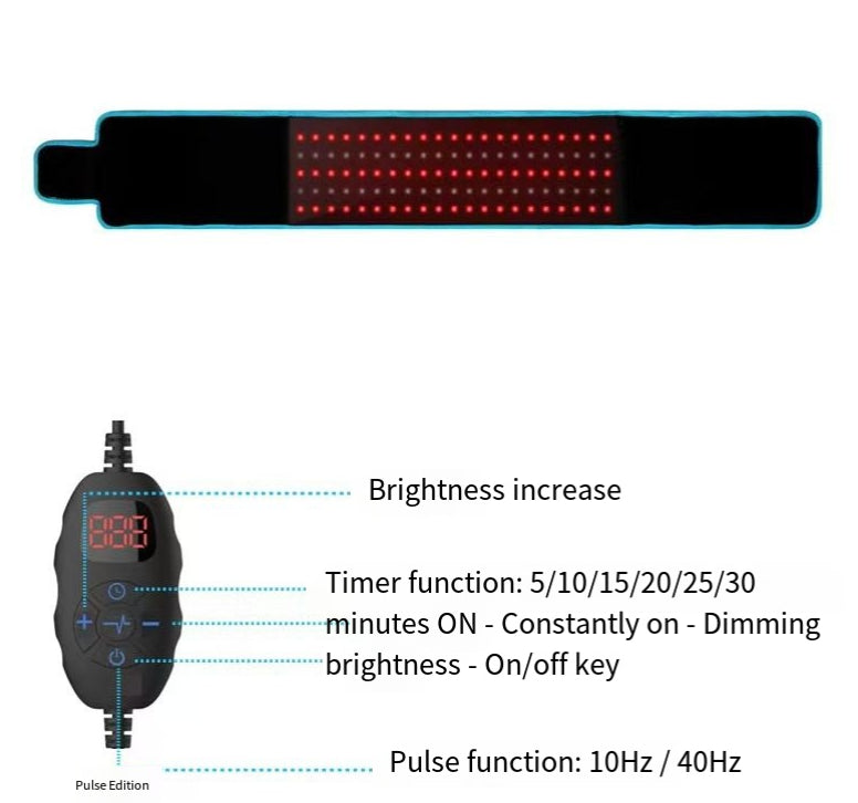 Red light therapy belt infrared belt protector overheating