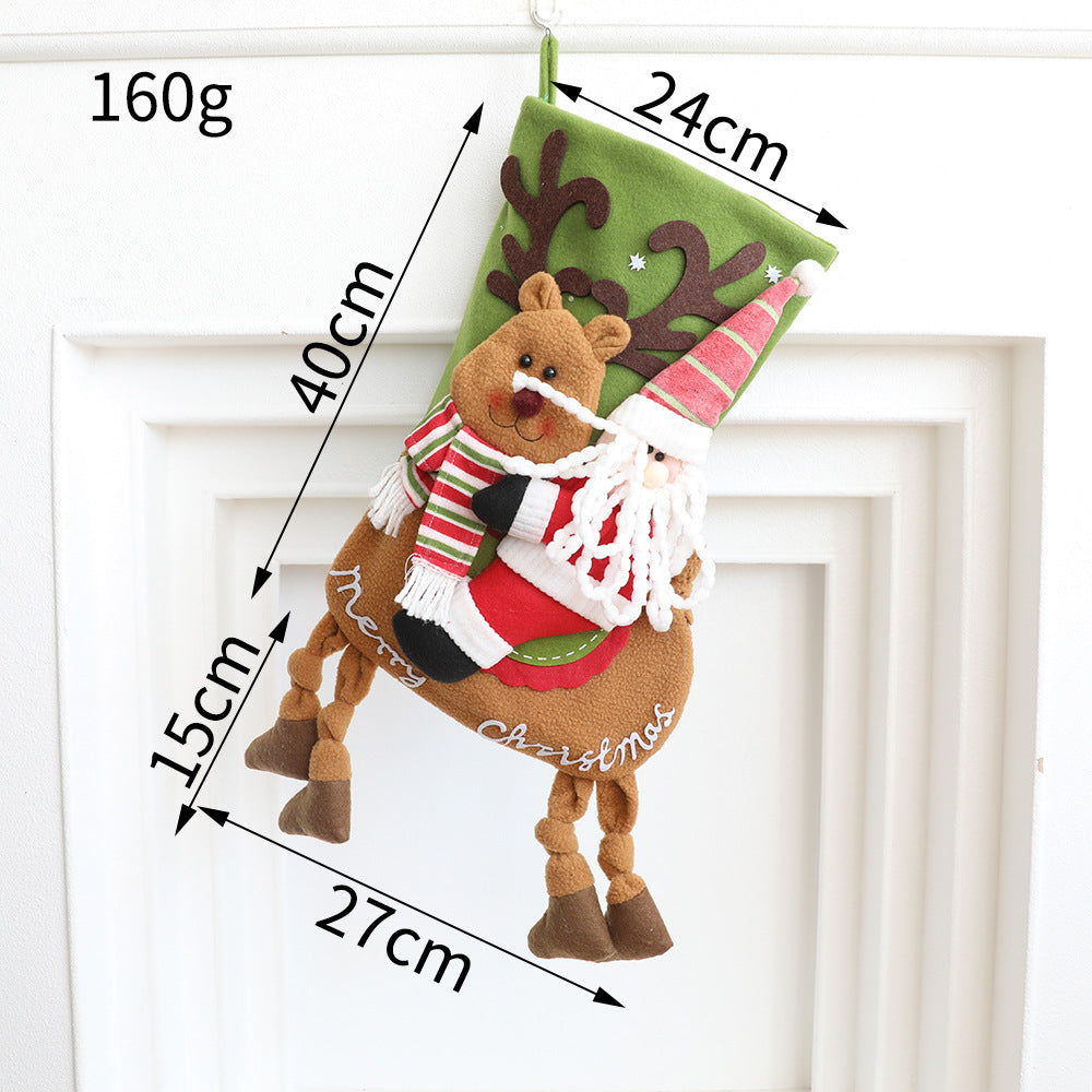 Christmas socks snowman socks decorative