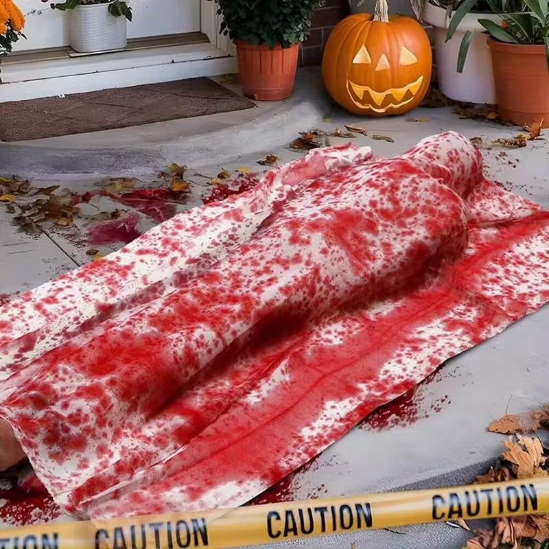NNETM Halloween Inflatable Fake Corpse Decoration Set