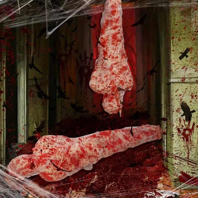 NNETM Halloween Inflatable Fake Corpse Decoration Set